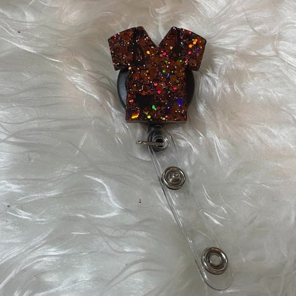 Handmade Accessories - Scrub Top Badge Reel